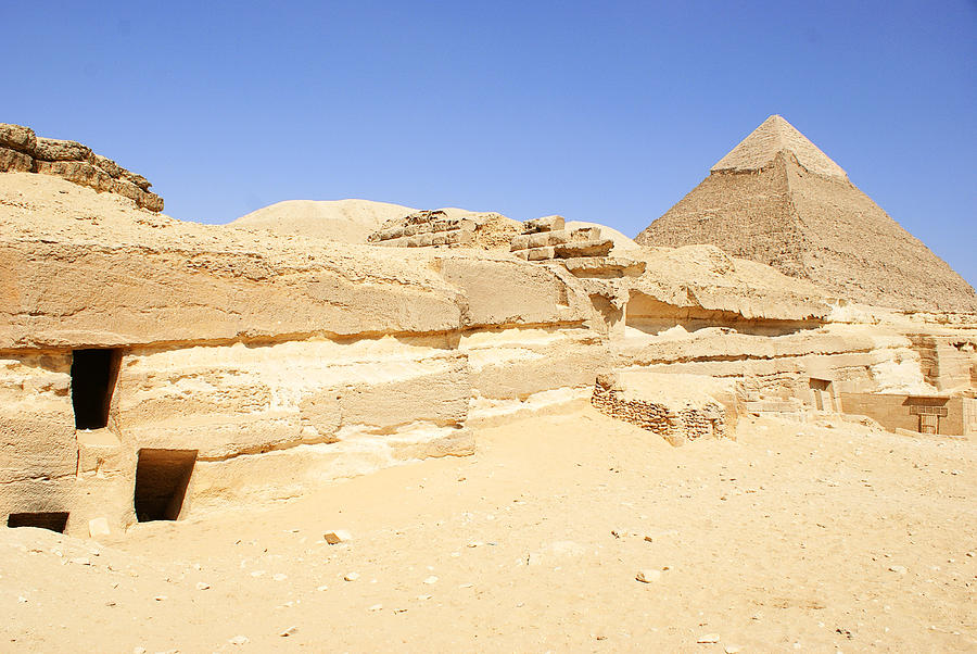 Tomb to Builders of Giza Pyramids Photograph by Boris SV