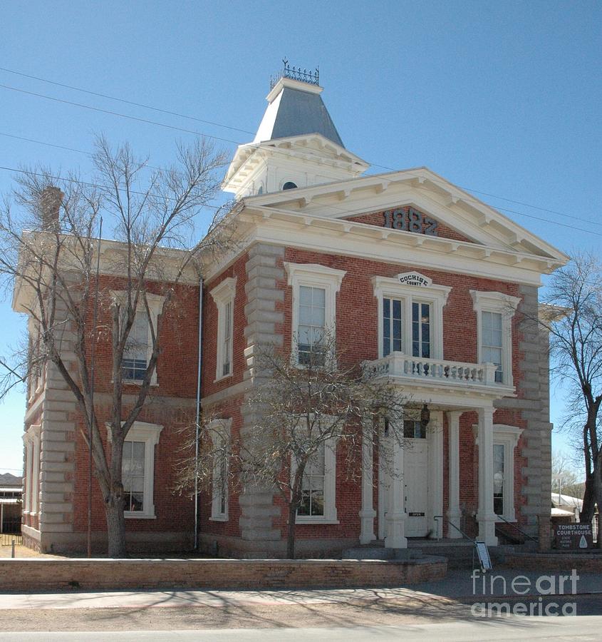 Tombstone Courthouse Digital Art by Saundra Laden - Fine Art America