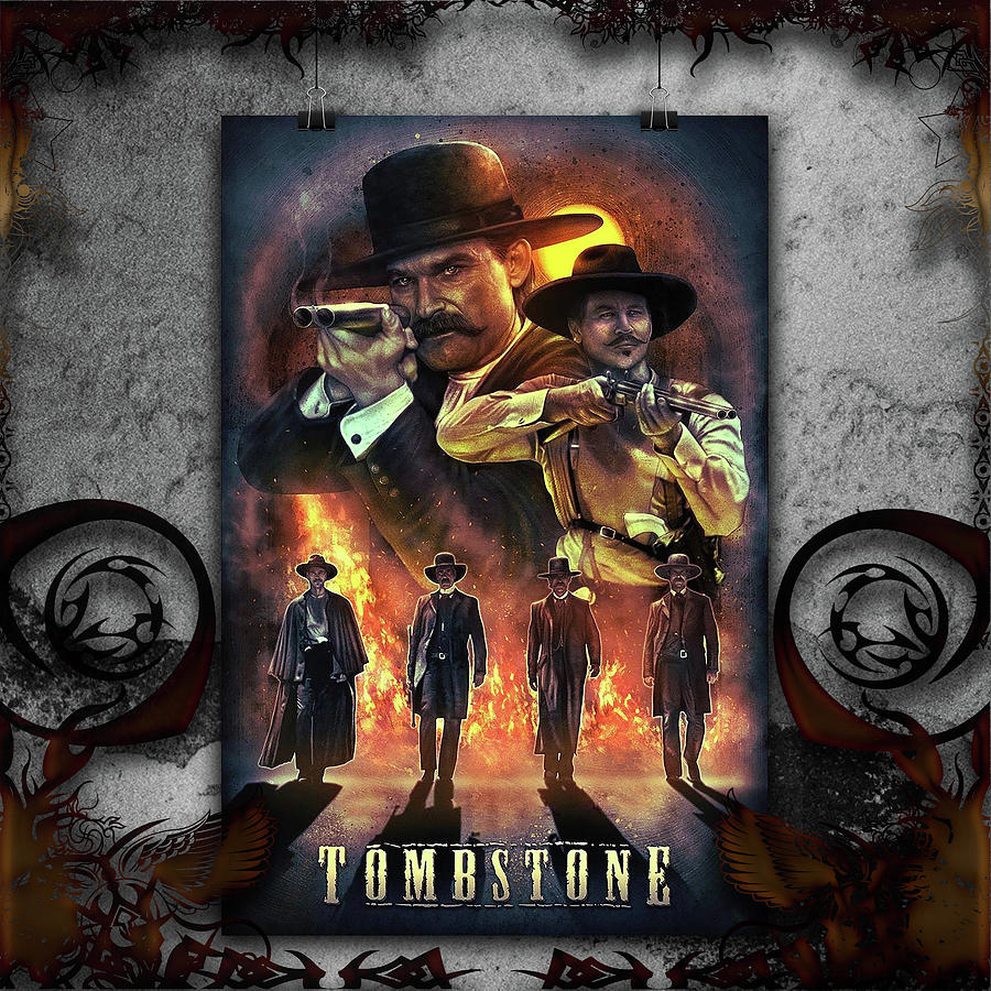 Tombstone Poster 2 Digital Art by Michael Damiani