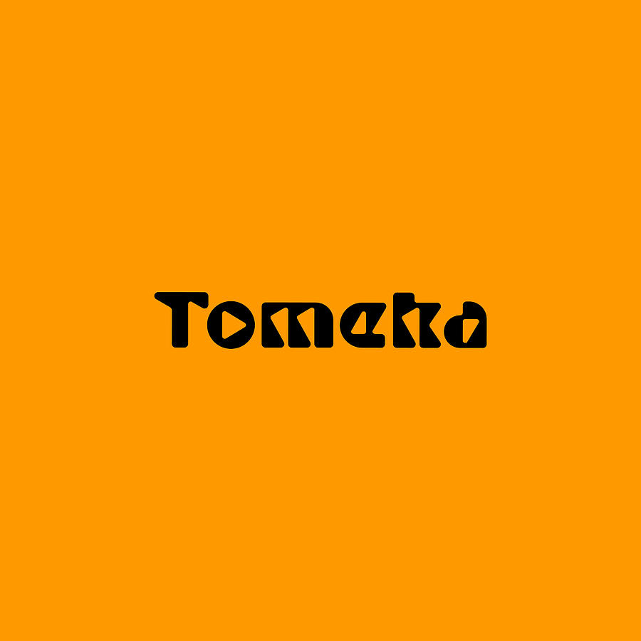 Tomeka #Tomeka Digital Art by TintoDesigns