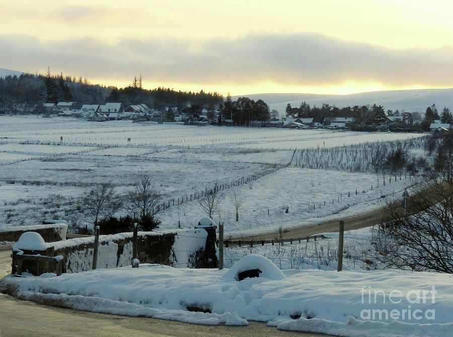 Tomintoul - winter afternoon Photograph by Phil Banks