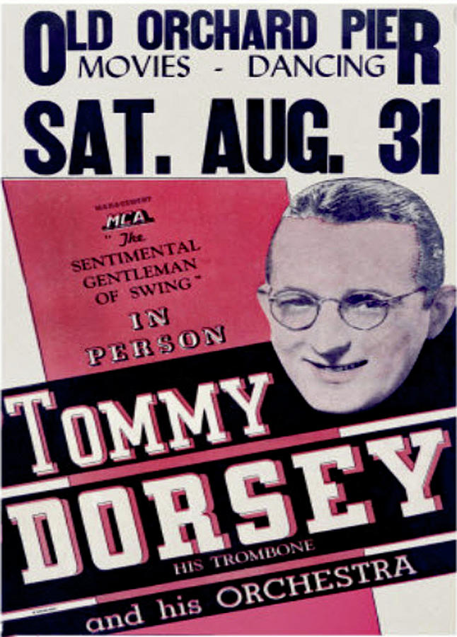 Tommy Dorsey and his  Orchestra Photograph by Imagery-at- Work