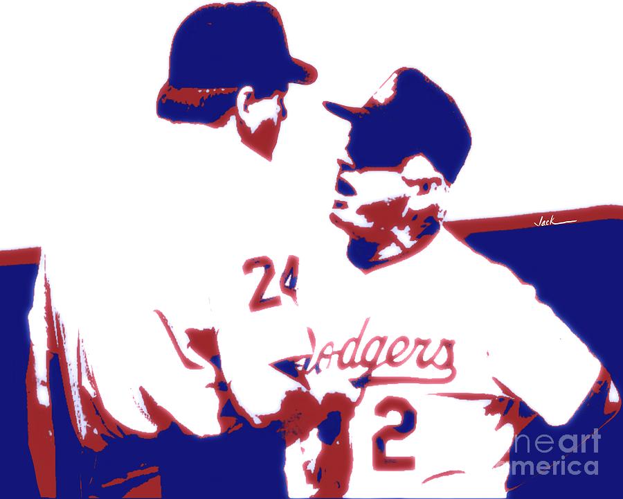 Lasorda Painting - Tommy Lasorda by Jack Bunds Lasorda Painting - Tommy Lasorda by Jack Bunds