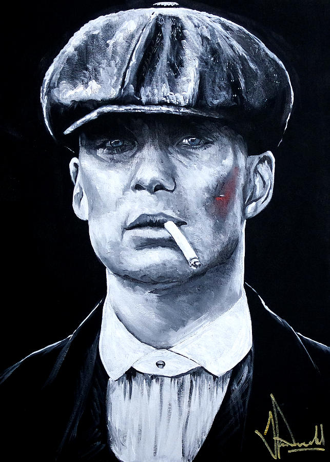 Tommy Shelby Painting by Jan Poncelet - Pixels