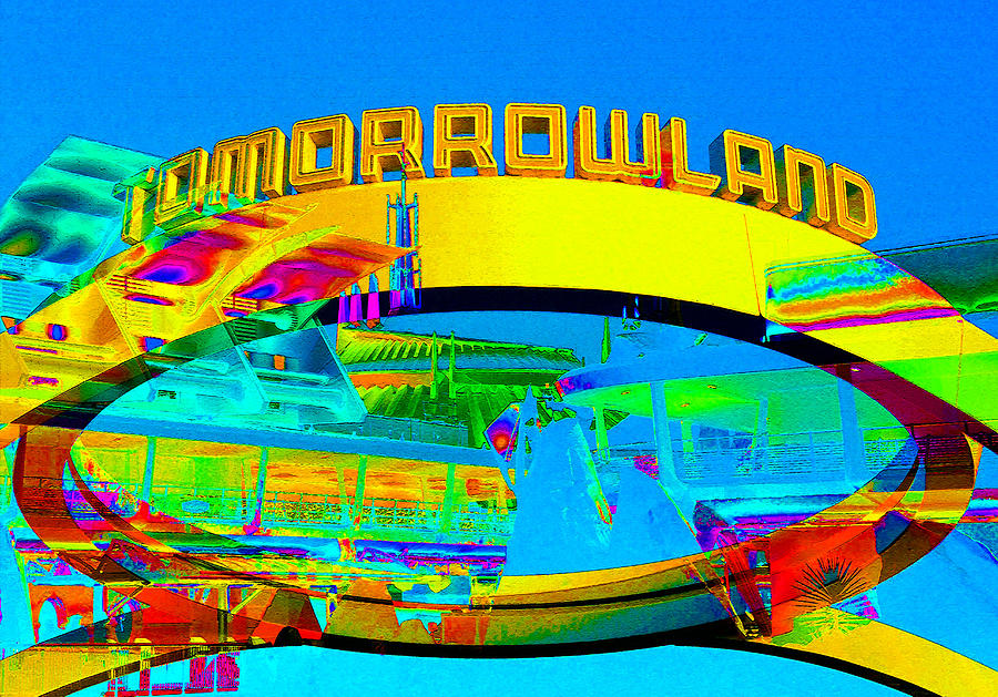 Tomorrowland 50th work A Mixed Media by David Lee Thompson