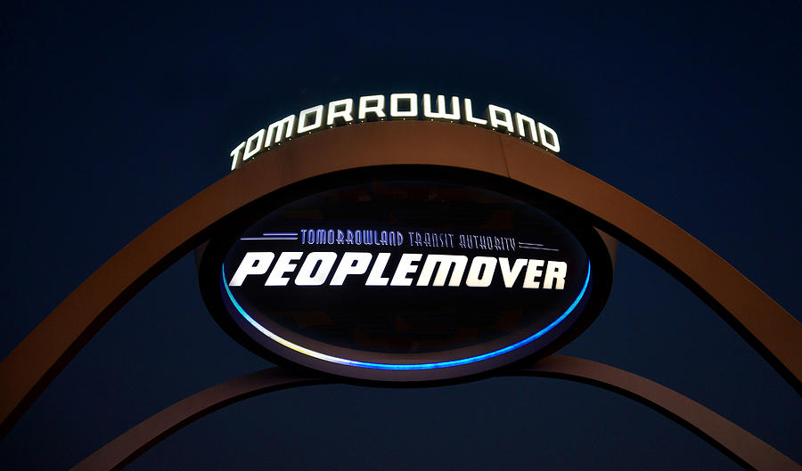 Tomorrowland Arch And People Mover Design A Mixed Media
