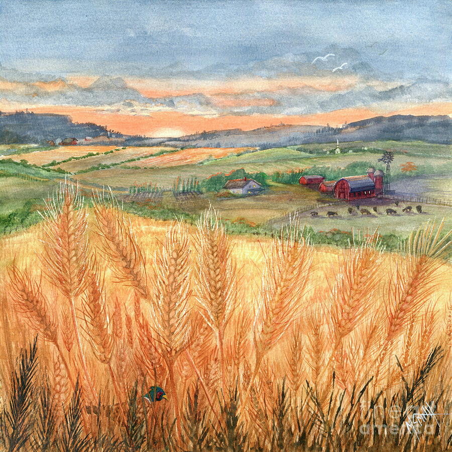 Tomorrows Harvest Painting by Marilyn Smith