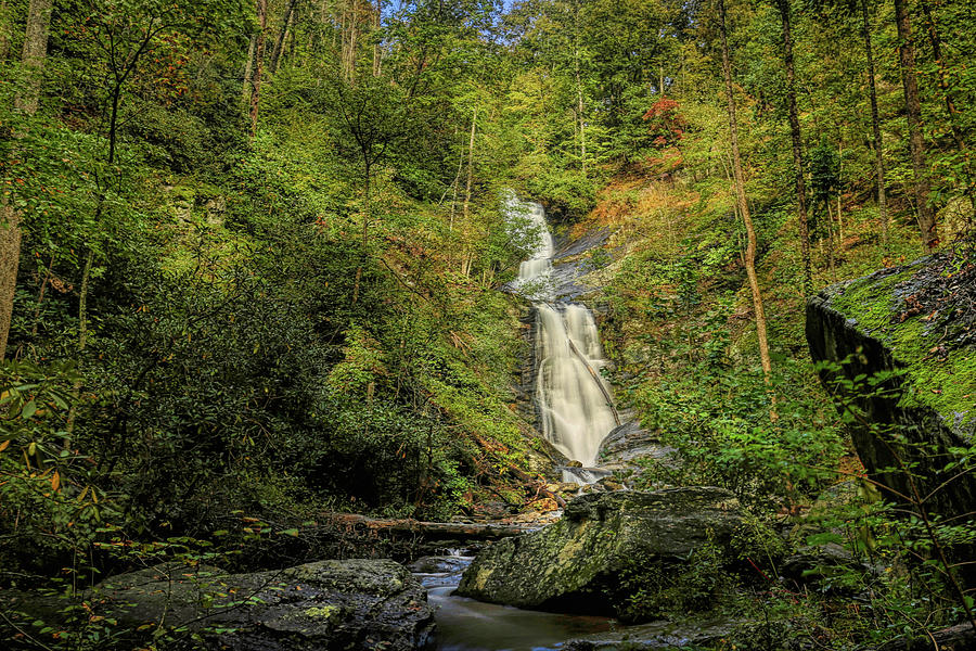 Toms Creek Falls North Carolina 1 Photograph by Judy Vincent