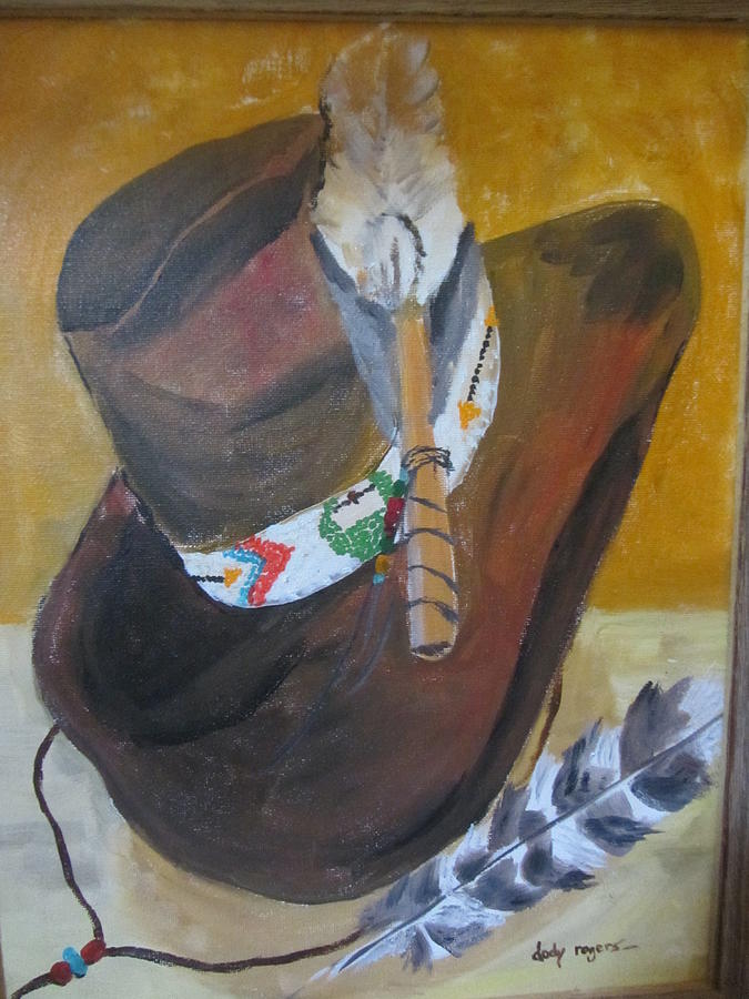 Toms Hat Painting by Dody Rogers