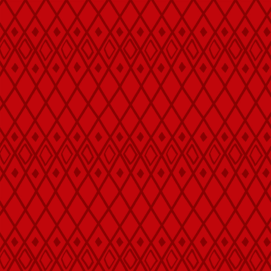 Tonal Moroccan Red Pattern - Art by Jen Montgomery Painting by Jen Montgomery