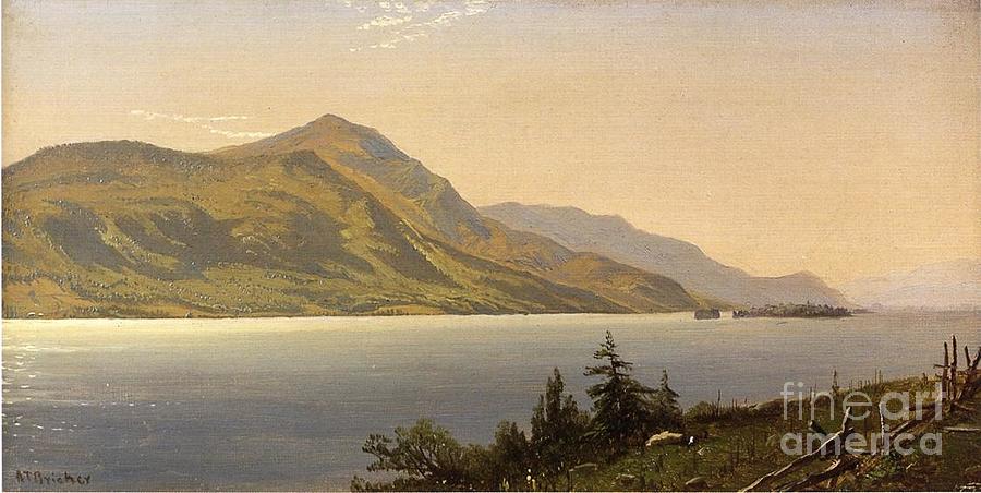 Alfred Thompson Bricher Painting - Tongue Mountain Lake George by Alfred Thompson Bricher