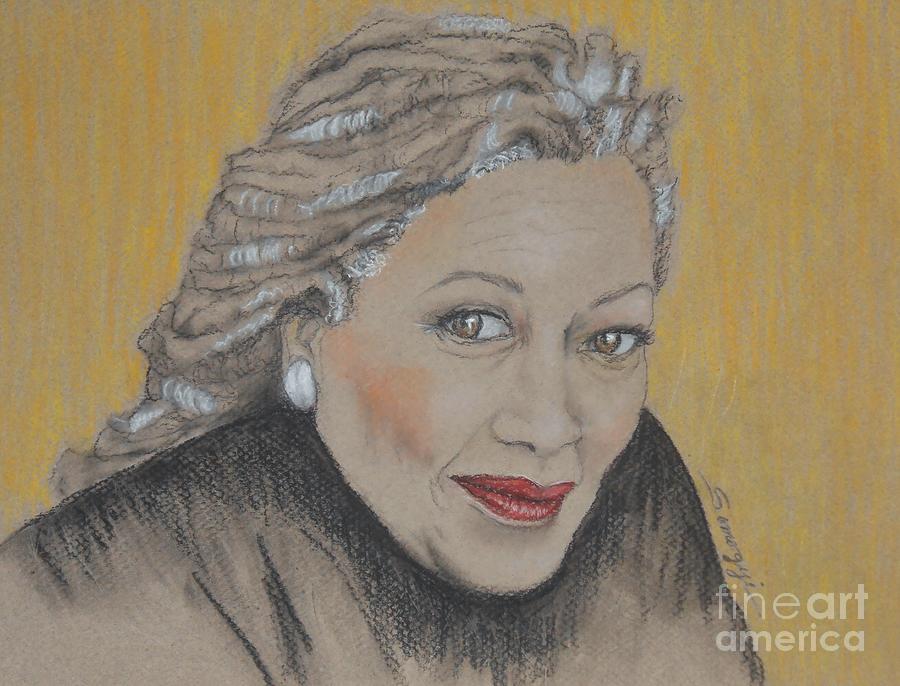 Toni Morrison Drawing by Jayne Somogy