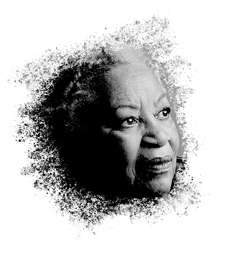 Toni Morrison Digital Art by Karl Knox