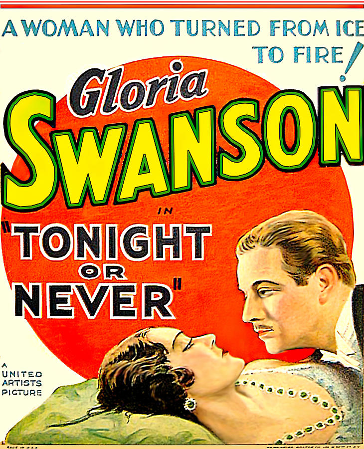 Vintage Mixed Media - Tonight or Never, 1931 - b by Movie World Posters