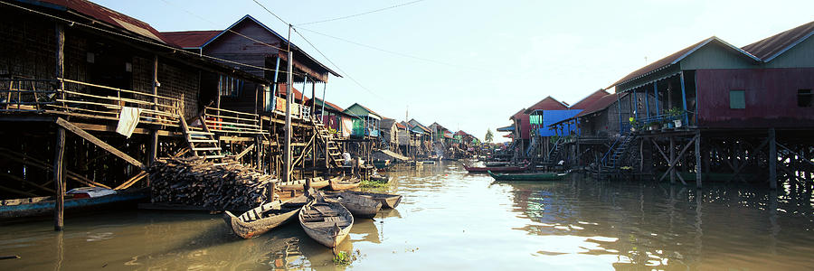Tonlesap lake cambodia floating village kampong khleang 3 Photograph by Sonny Ryse