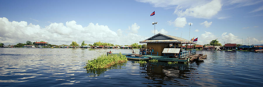 Tonlesap lake cambodia floating village kampong khleang Photograph by Sonny Ryse
