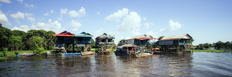 Tonlesap lake cambodia floating village Photograph by Sonny Ryse