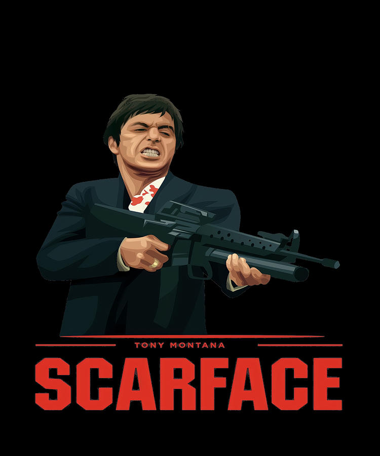 Tony Montana - Scarface Take Bullets Digital Art by Herrybert Orthodondic