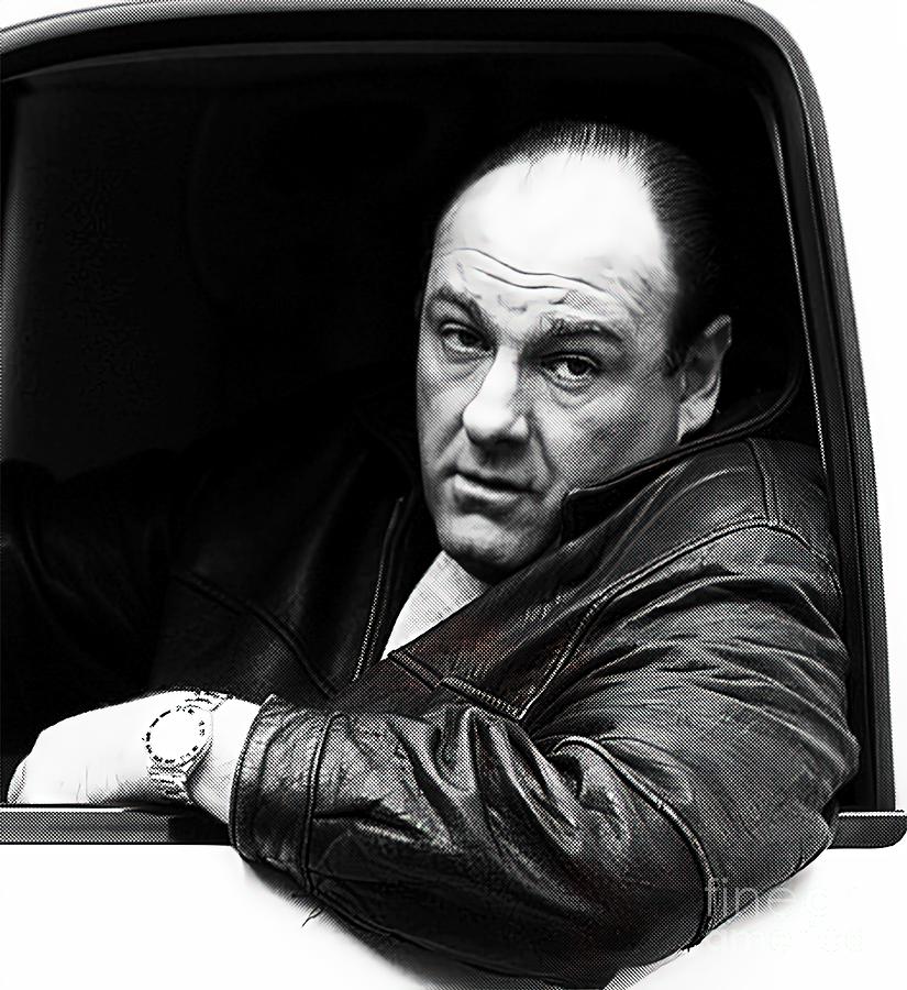 Tony Soprano in Car Painting by Dominic Thomas | Pixels