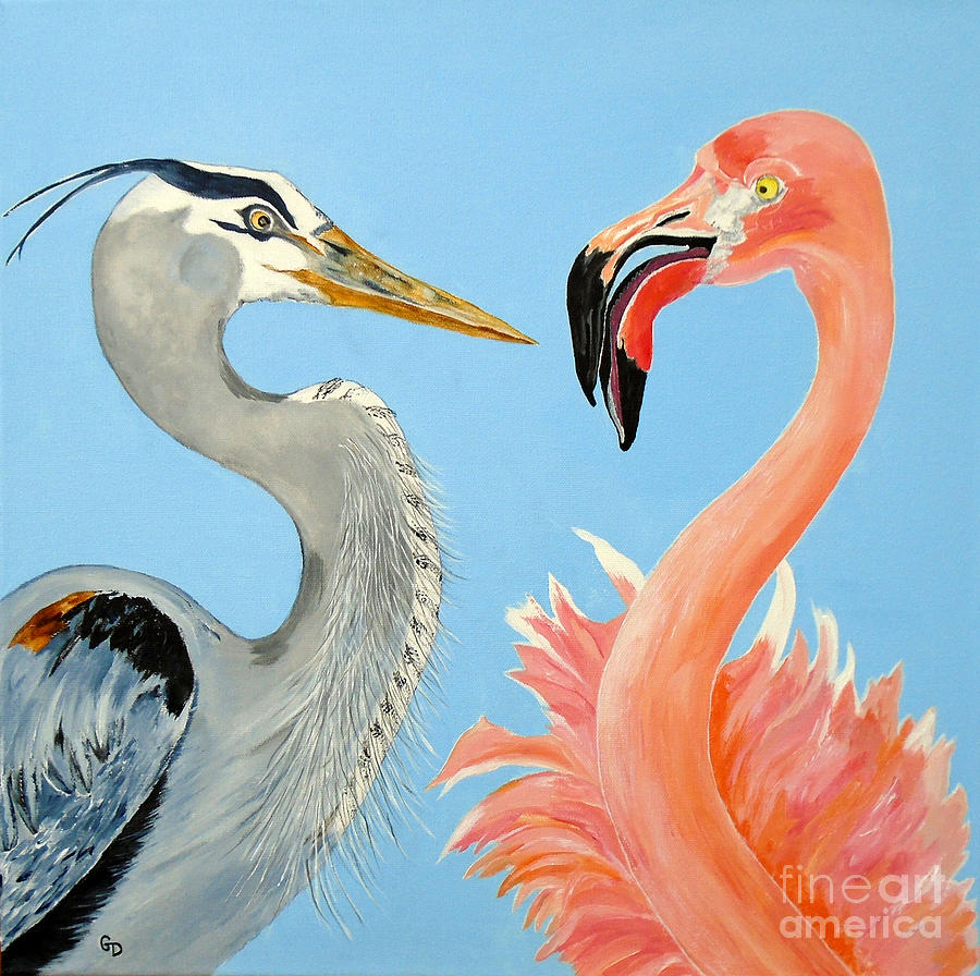 Too Flamboyant For Florida Painting by Georgia Donovan