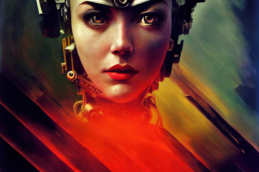 Organic Digital Art - Too Human by David August Organic Digital Art - Too Human by David August