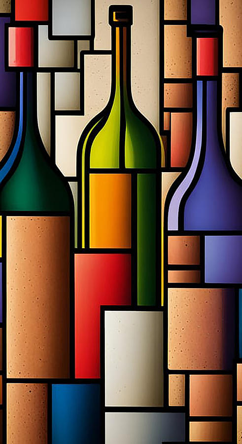 Wine Digital Art - Too Many to Choose II by Jim Cook