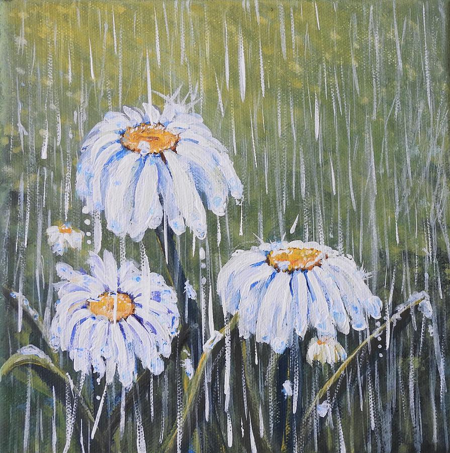 Too Much Rain Painting by Betty-Anne McDonald