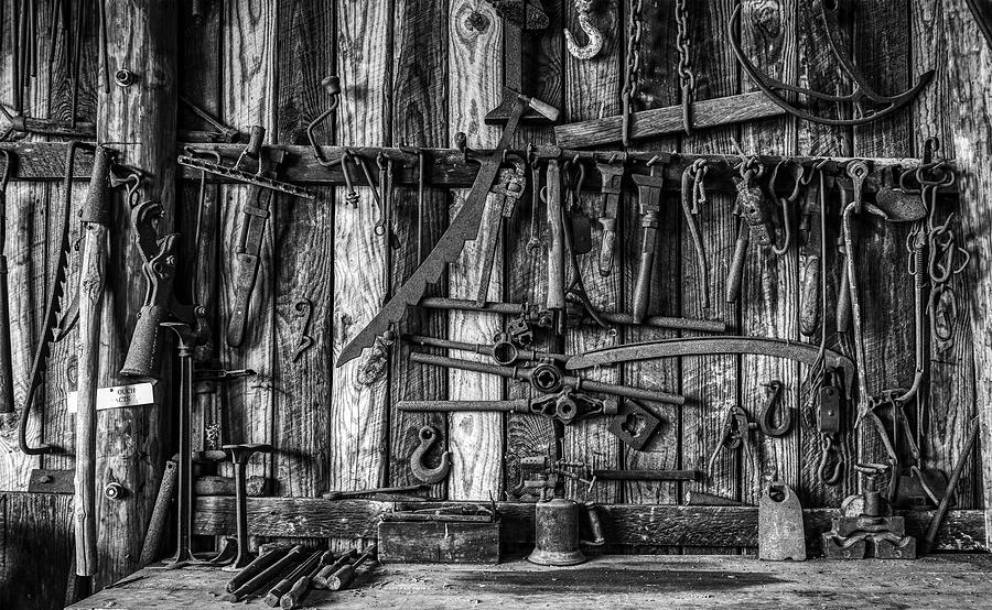 Tool of the Trade - The Blacksmith Photograph by Mountain Dreams