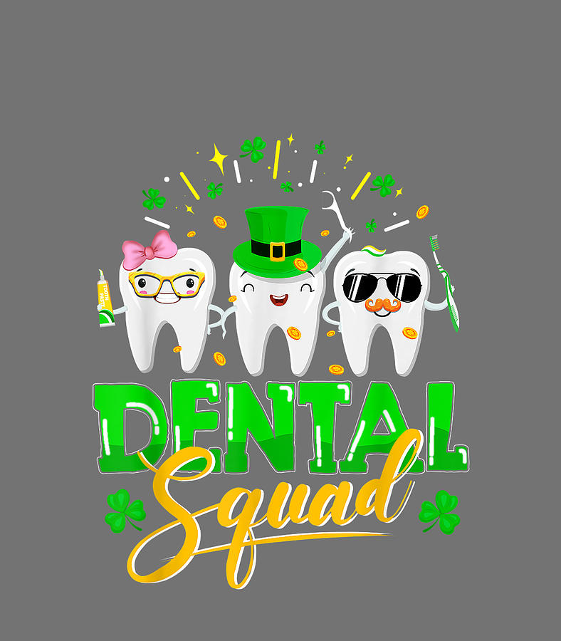 funny dentist st patricks day shirts