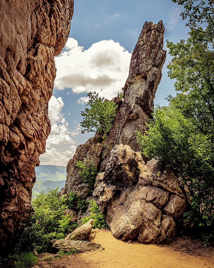 Tooth Rock Photograph by SC Shank