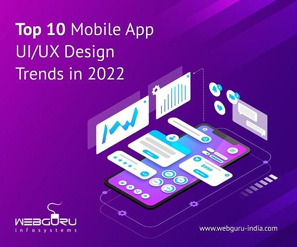 Top 10 Mobile App UI/UX Design Trends in 2022 Digital Art by Webguru ...