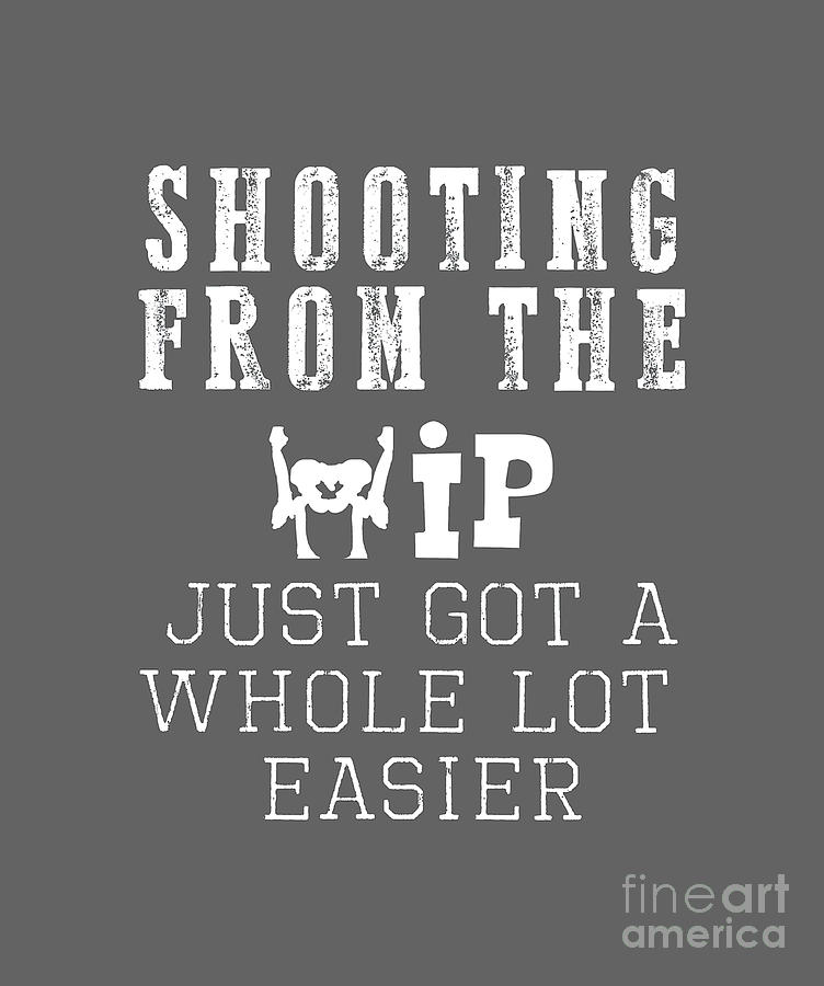 Top Fun Hip replacement shooting from the hip Tapestry Textile by
