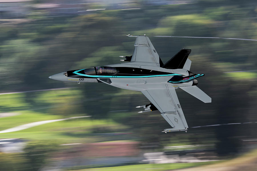 Top Gun Maverick F/A-18E Super Hornet Digital Art by Erik Simonsen