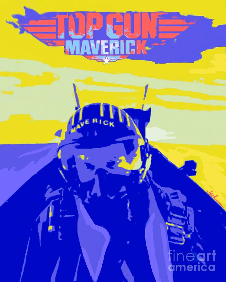 Top Gun Maverick Painting by Jack Bunds
