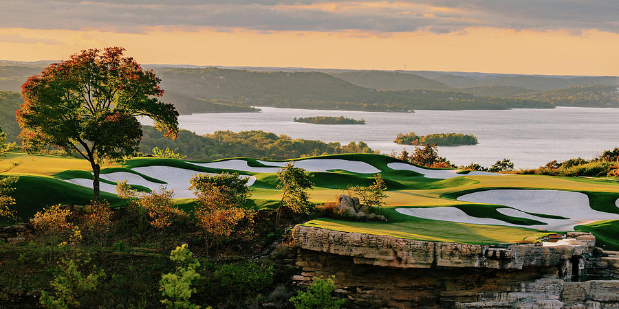 Top Of The Rock Golf Over Table Rock Lake Panorama Photograph by Gregory Ballos