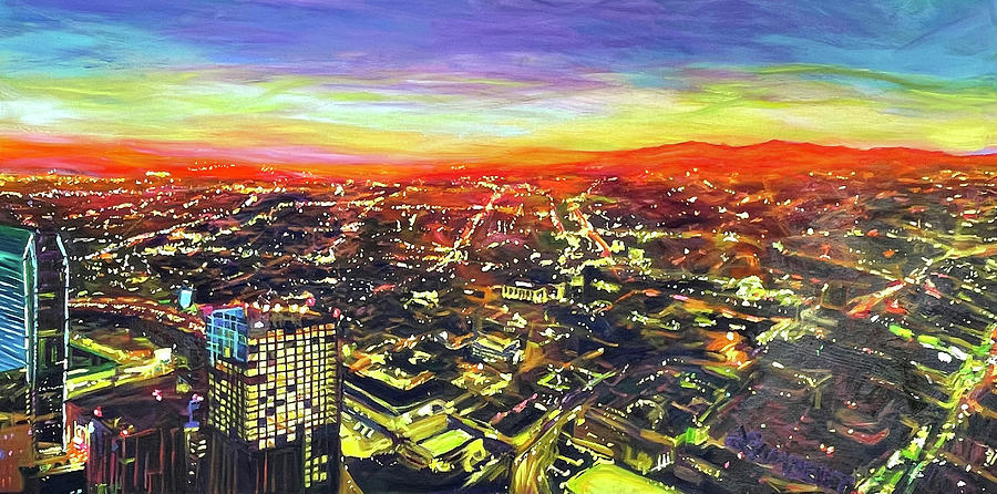 Top of the World Painting by Bonnie Lambert