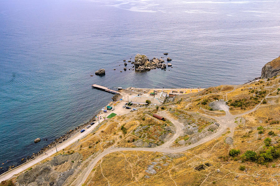 Top view of Sudak bay Photograph by Sonatali