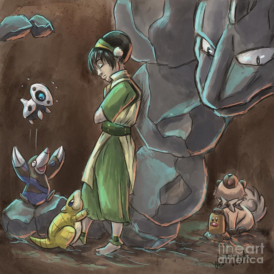 Toph as a Pokemon Trainer Digital Art by Leah Keth - Pixels