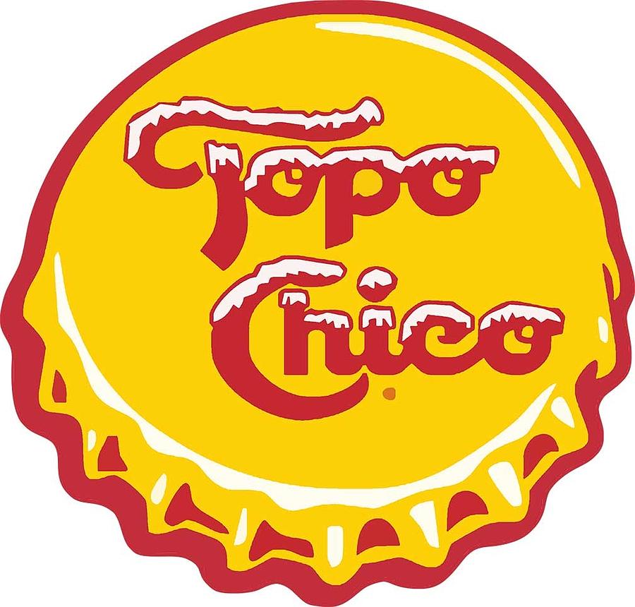 Topo Chico Sparkling Mineral Water Made in Mexico Bottle Cap Shaped