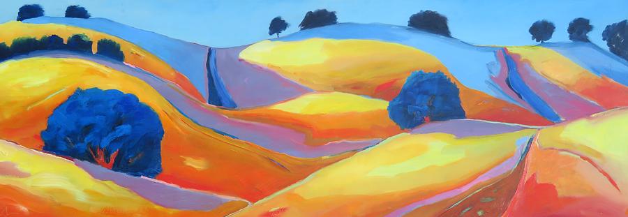 Undulations Painting - Tops Revisited by Gary Coleman