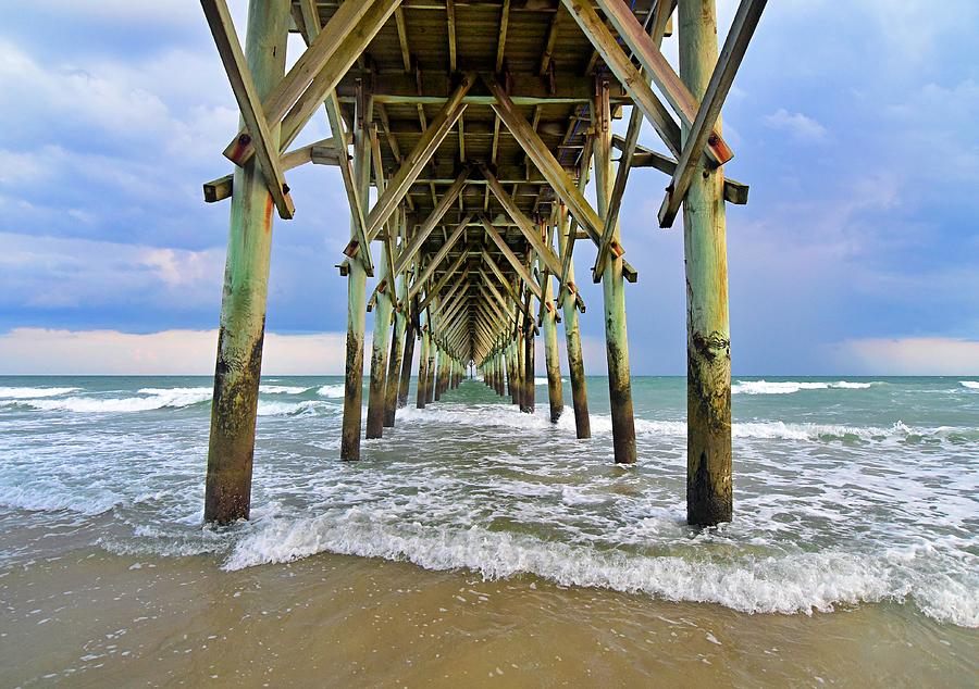 Topsail Island, Surf City, NC Pier Photograph by David Knowles | Pixels