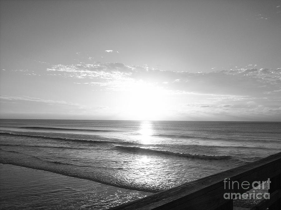 Beach Photograph - Topsail Sunrise by Heather Morris