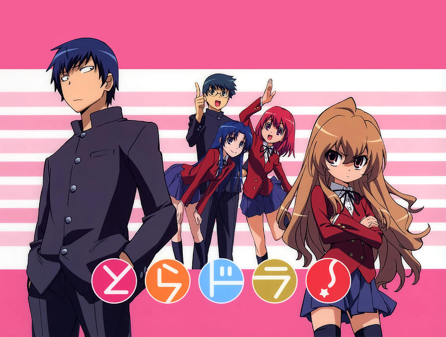 Toradora Group Poster Painting by Paul Nathan - Pixels