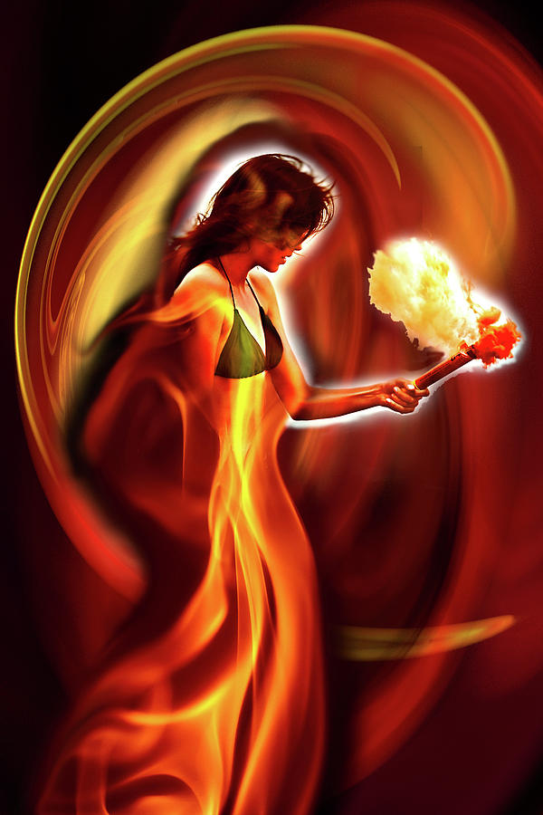 Torch Bearer Digital Art by Lisa Yount