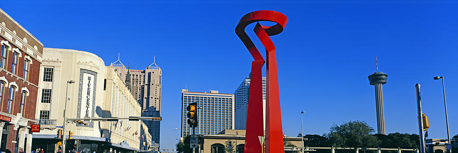 Torch of Friendship and Rivercenter Mall Photograph by Murat Taner