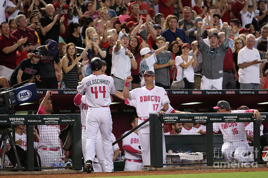 Torey Lovullo and Paul Goldschmidt Photograph by Christian Petersen Torey Lovullo and Paul Goldschmidt Photograph by Christian Petersen