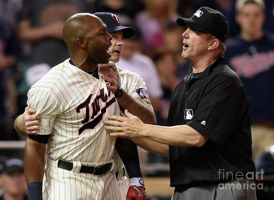 Torii Hunter And Paul Molitor Photograph by Hannah Foslien Torii Hunter And Paul Molitor Photograph by Hannah Foslien