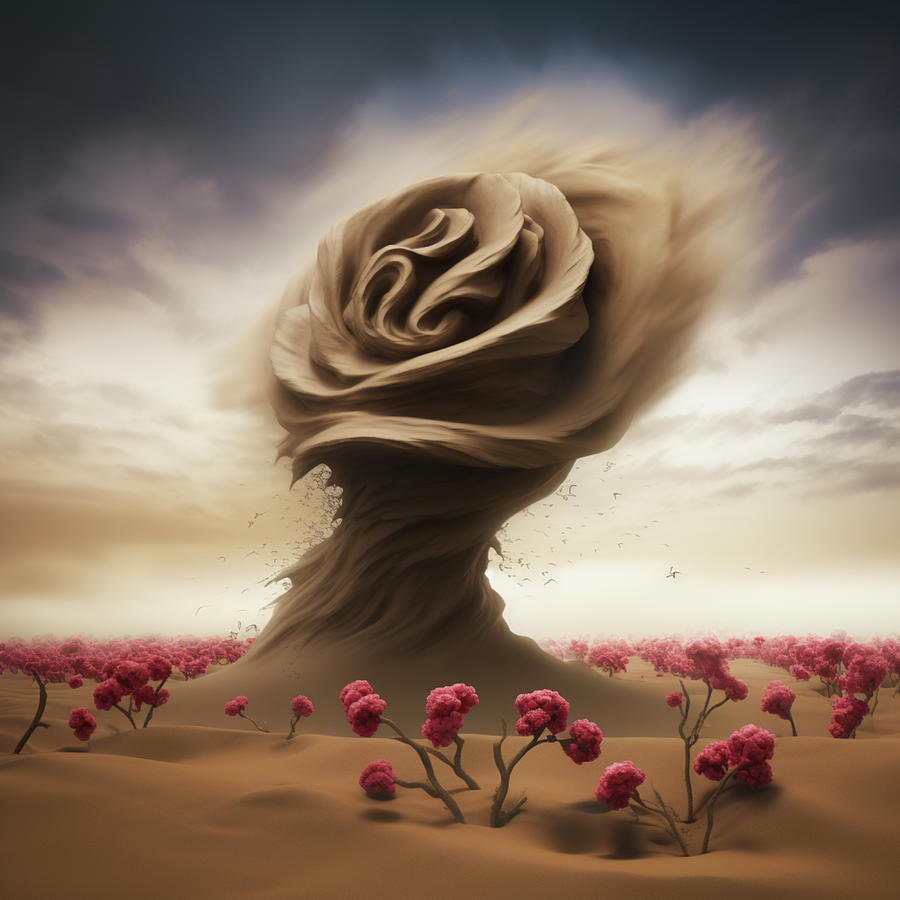 Tornado of the Soul #1 Digital Art by Corey Habbas with AI