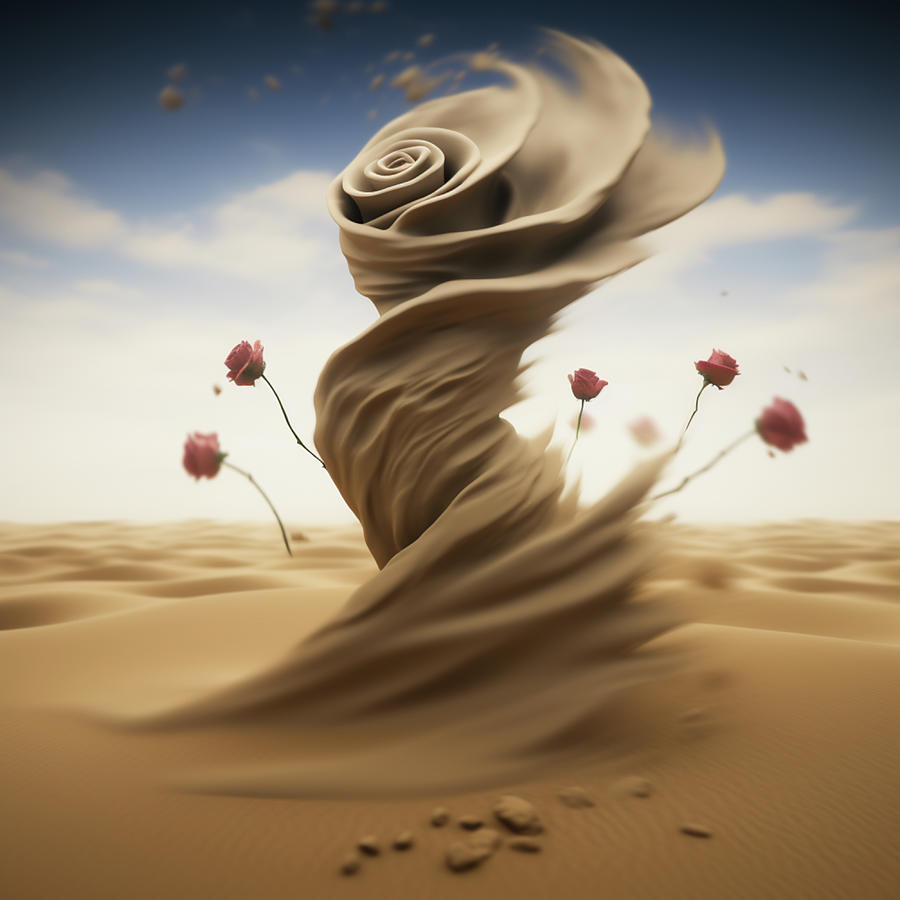 Tornado of the Soul #3 Digital Art by Corey Habbas with AI