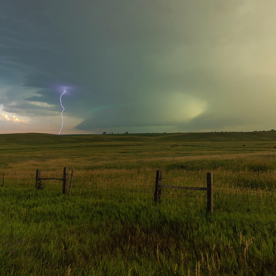 Supercell Photograph - Tornado Warned Storm by Aaron J Groen